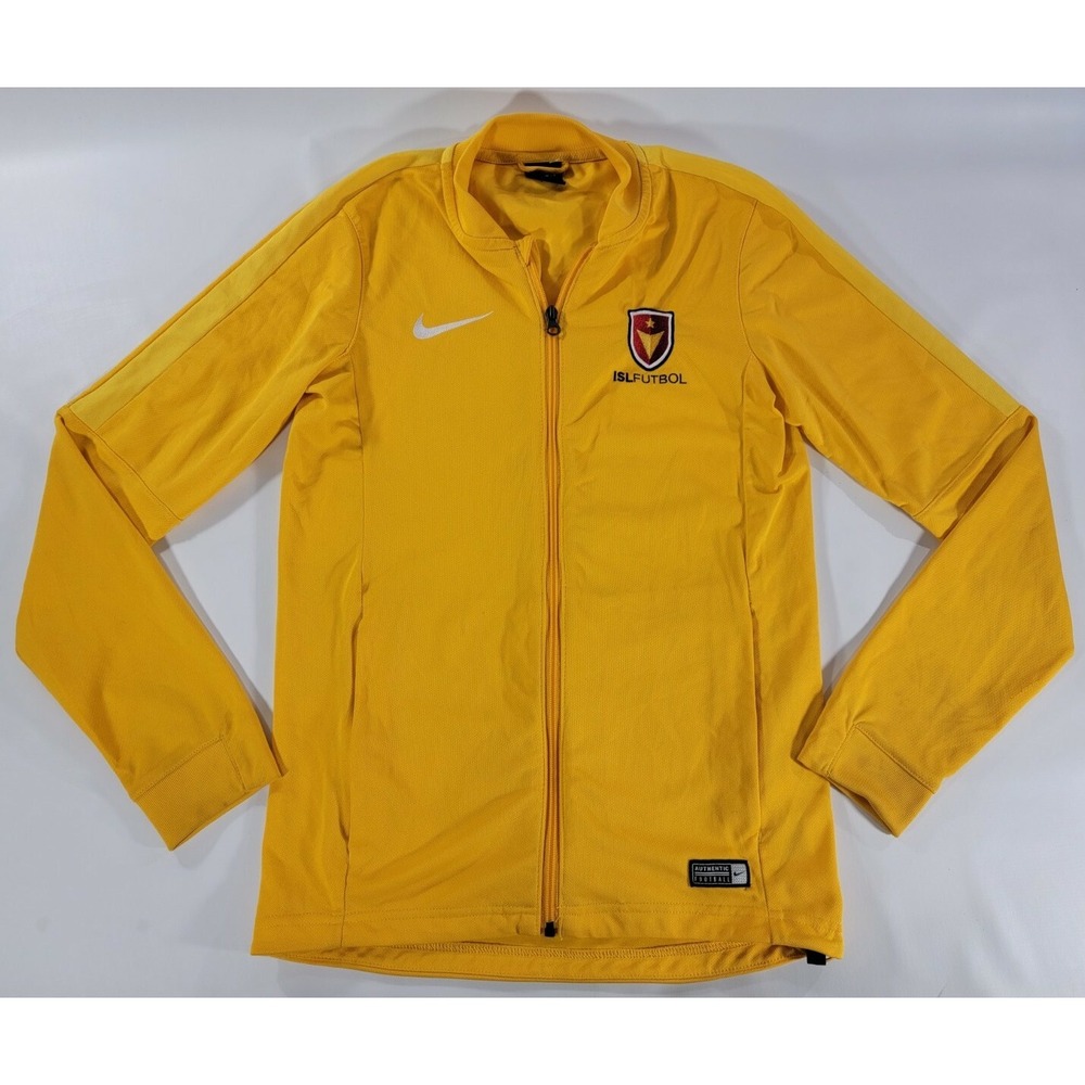 Nike Small ISL Futbol Zip Up Jacket Team Club Camp Barcelona‎ Spain Sz S EUC